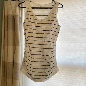 Maternity nursing tank top